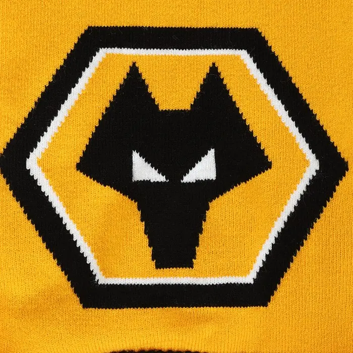 Wolverhampton Wanderers Kits Shop | Super Crest Scarf Wolves Jerseys and Gear